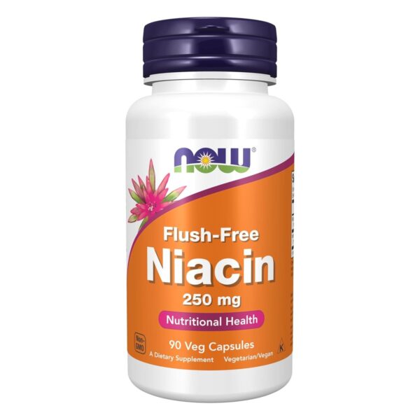Niacine B3 Flush Free 250mg 90 capsules Now Foods Paris Herba Barona