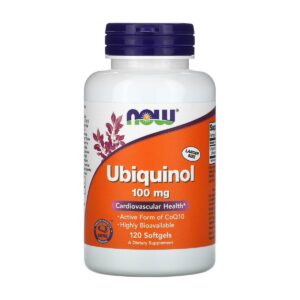 NOW Foods ubiquinol 100 120 v3 Paris Herba Barona