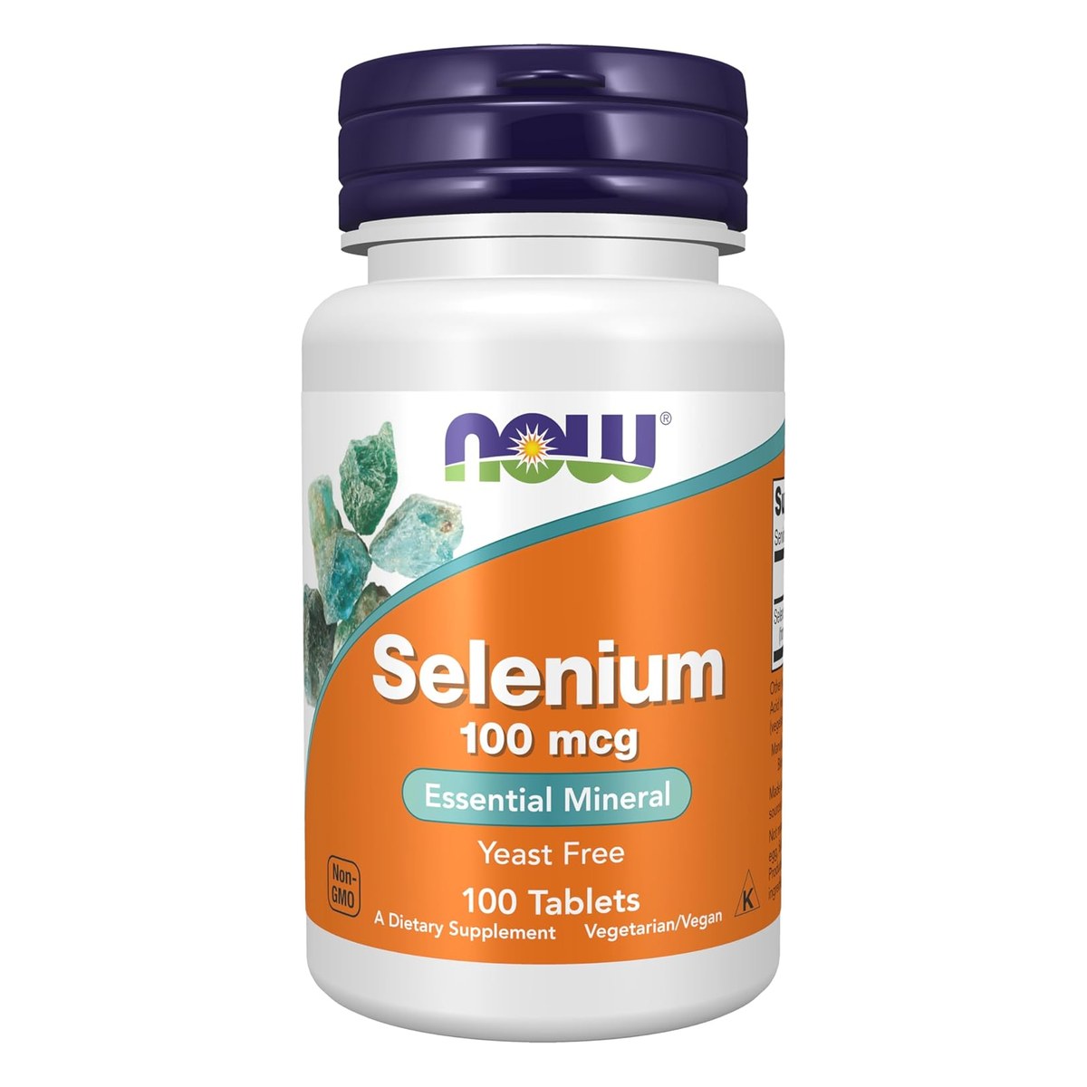 Selenium L-Selenomethionine 100mcg 100 comprimes Now Foods Paris Herba Barona