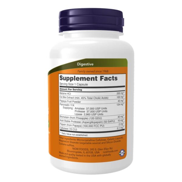 Super Enzymes Now Foods 90 capsules ing Paris Herba Barona