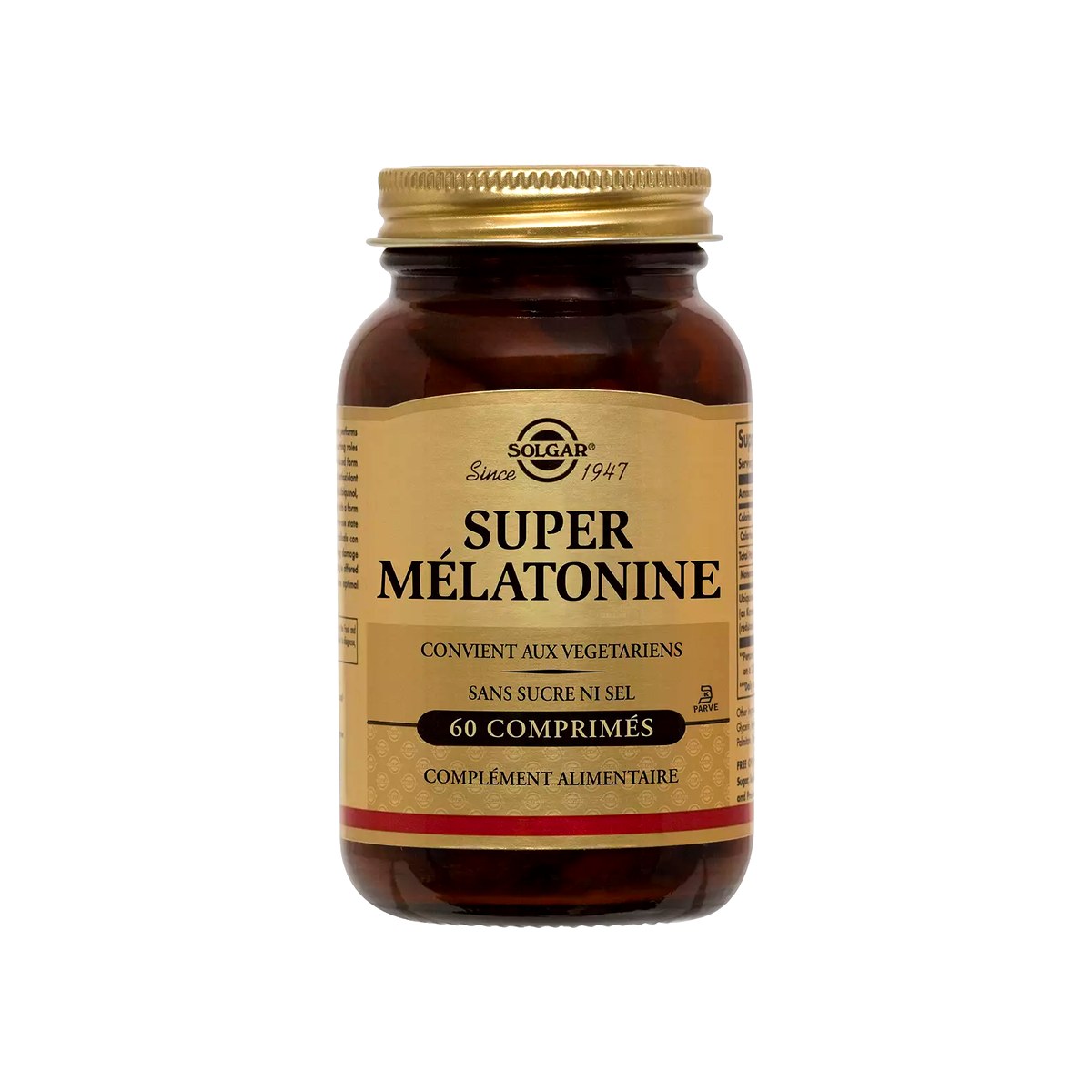 Super Melatonine 1.9 mg Solgar 60 comprimes Paris Herba Barona
