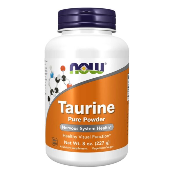 Taurine pure poudre 227g Now Foods Paris Herba Barona