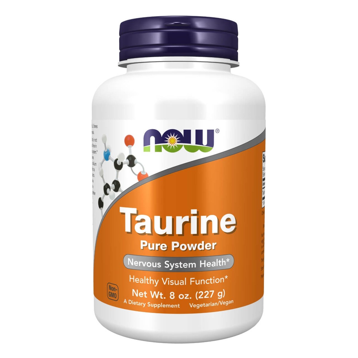 Taurine pure poudre 227g Now Foods Paris Herba Barona