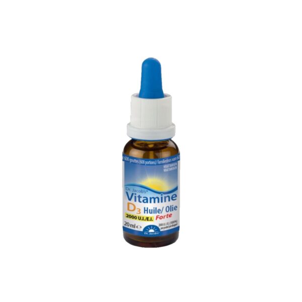 Vitamine D3 FORTE – 2000 U.I. – Dr. Jacob's Paris Herba Barona