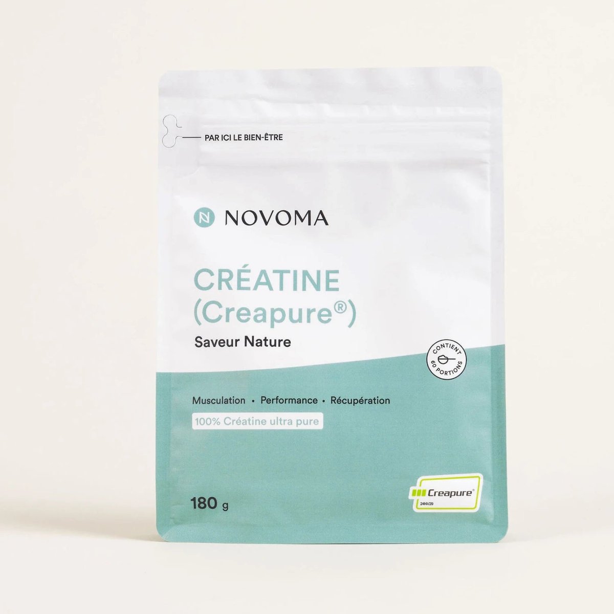 Creatine Creapure Poudre 180g Novoma Paris Herba Barona