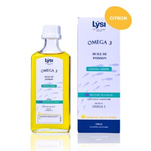 Oméga-3 liquide citron LYSI 240ml Paris Herba Barona