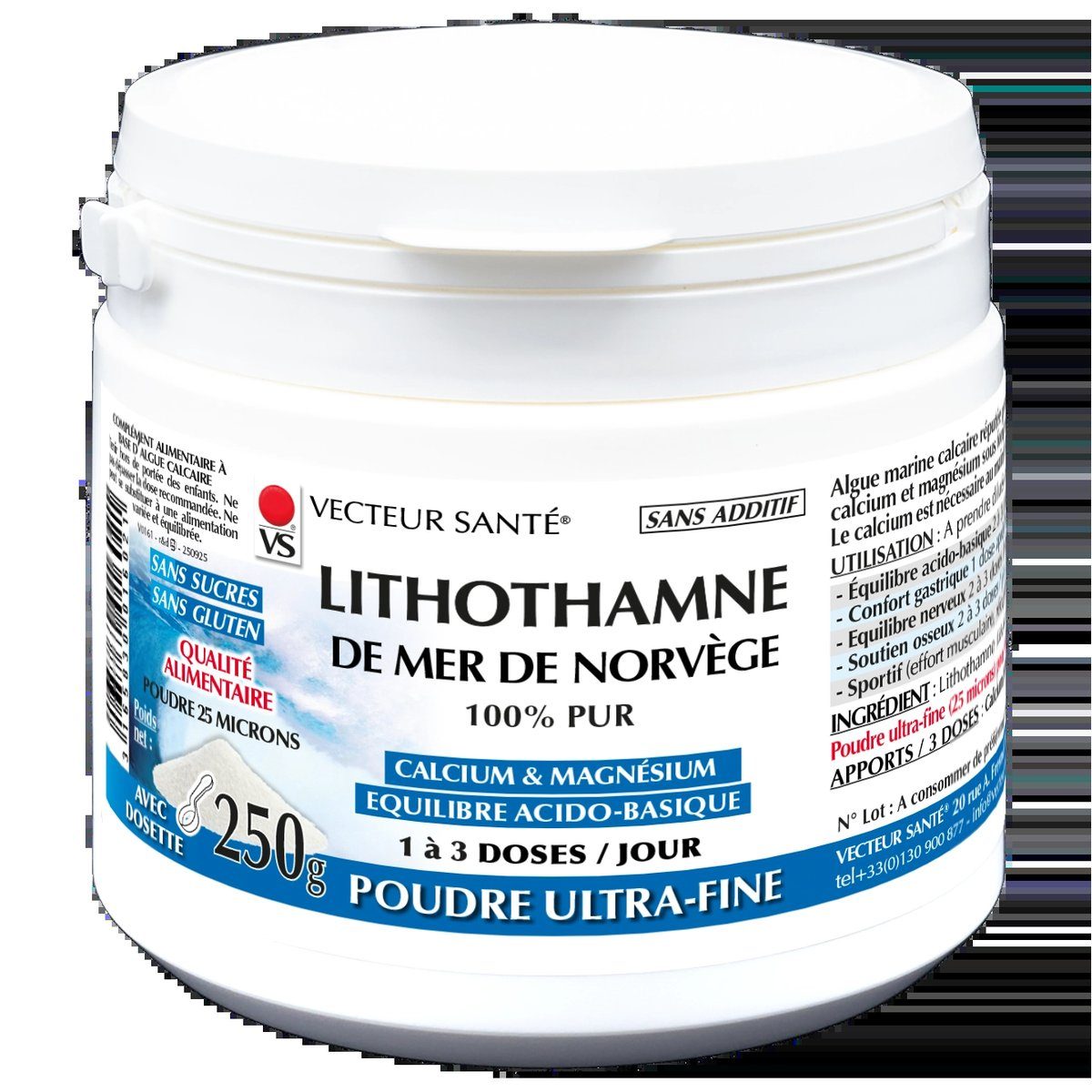 Lithothamne poudre 250 g Vecteur Santé Paris Herba Barona