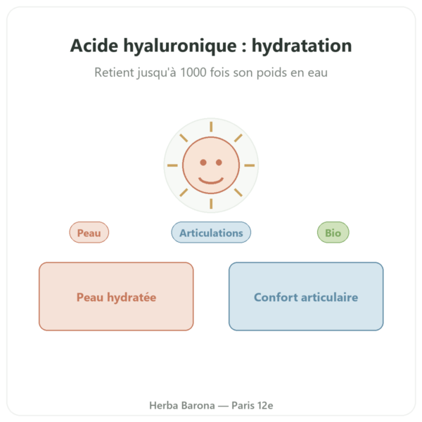 Acide Hyaluronique bio Dynveo 60 gélules presentation Paris Herba Barona