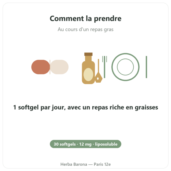 Astaxanthine 12 mg – Jarrow Formulas – 30 Softgels mode emploi conseil de prise Paris Herba Barona