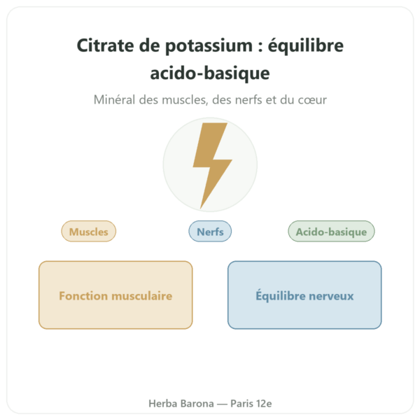 Citrate de Potassium en poudre – Dynveo – 250 g presentation Paris Herba Barona