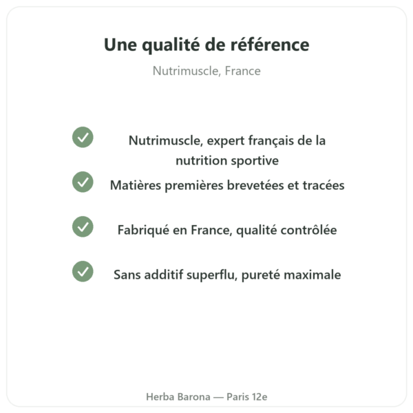 Citrulline L-Citrulline Base – Nutrimuscle 90 gélules qualite Paris Herba Barona