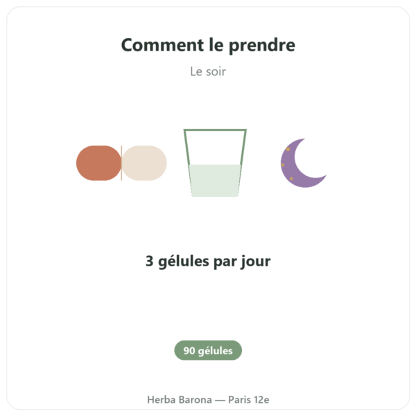 Complexe Stress 8 Dynveo 90 gélules mode emploi conseil de prise Paris Herba Barona