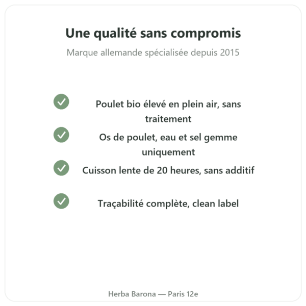 Concentré de bouillon d'os de poulet (410g) – Jarmino qualite Paris Herba Barona