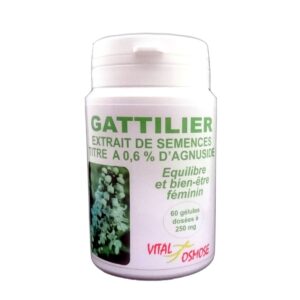 Gattilier extrait 250mg 60 gelules Vital Osmose Paris Herba Barona