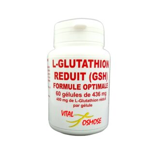 Glutathion reduit 400mg 60 gelules Vital Osmose Paris Herba Barona