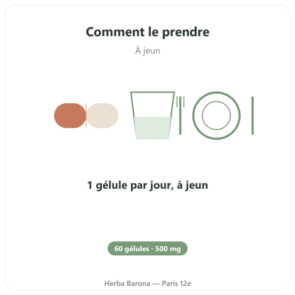 Glutathion Reduit 500mg 60 Gélules Jarrow Formulas – Acheter mode emploi conseil de prise Paris Herba Barona