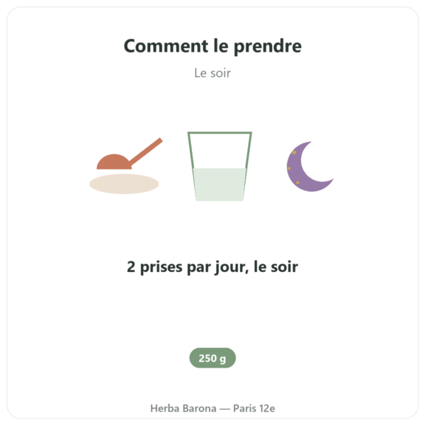 Glycine acide aminé en poudre pure 250 g – Dynveo mode emploi conseil de prise Paris Herba Barona
