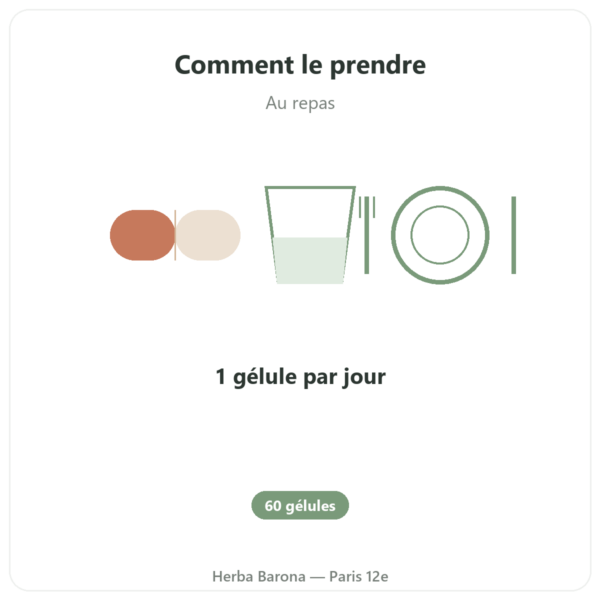 HARPAGOPHYTUM Bio – 60 gélules – DYNVEO ultra dosé mode emploi conseil de prise Paris Herba Barona