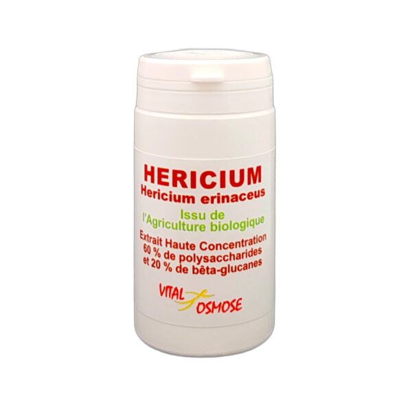Hericium bio 500mg 60 gelules Vital Osmose Paris Herba Barona