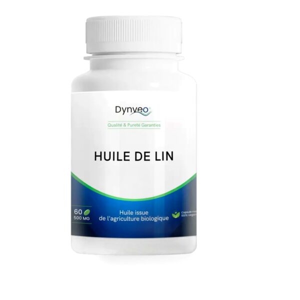 Huile de Lin bio Dynveo 60 capsules 500mg Paris Herba Barona