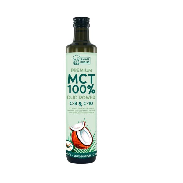 Huile MCT 100% bio Amanprana 500ml C8 C10 Duo Power Paris Herba Barona