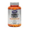 L-Arginine و L-Citrulline 500/250 مغ – NOW Foods – 120 كبسولة نباتية Paris Herba Barona