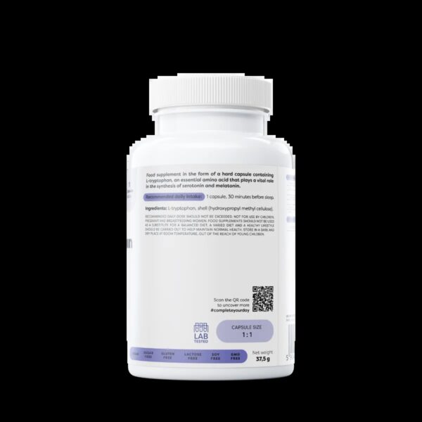 L-Tryptophane Osavi 500 mg 60 gélules étiquette composition Paris Herba Barona