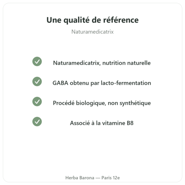 LF-GABA – Naturamedicatrix 60 gélules qualite Paris Herba Barona