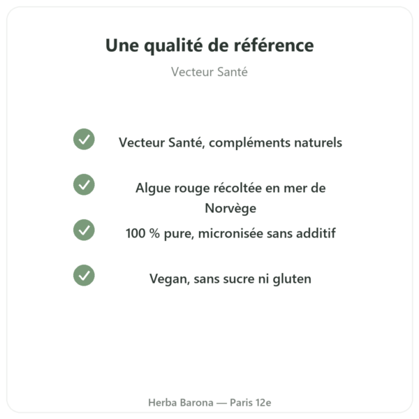 Lithothamne poudre 250 g - Vecteur Santé qualite Paris Herba Barona