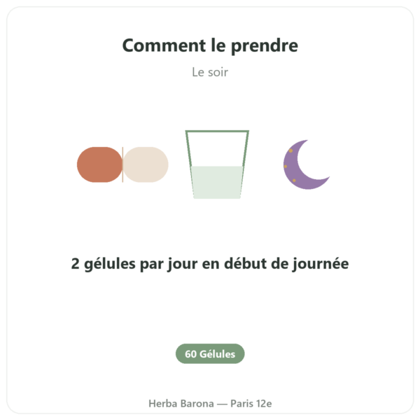 Magnésium Acétyl Taurinate ATA Mg – 60 Gélules – Dynveo mode emploi conseil de prise Paris Herba Barona