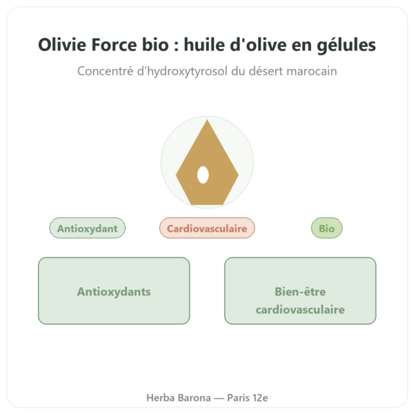 Olivie Riche / Olivie Force bio – 100 gélules – Olivie Pharma presentation Paris Herba Barona