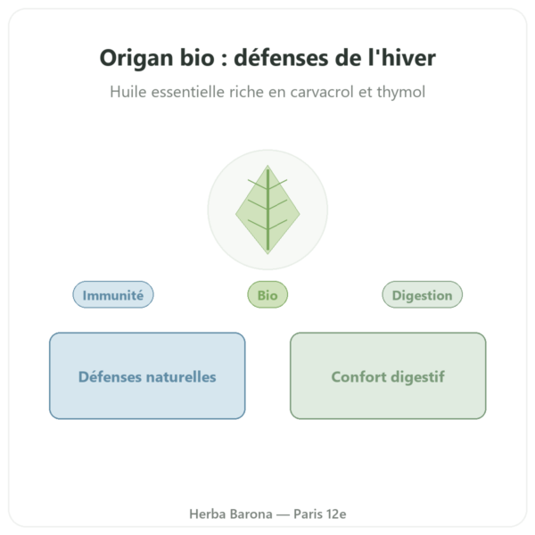 Origan bio – Be-Life – 60 capsules presentation Paris Herba Barona