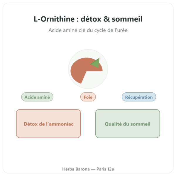 Ornithine 500 mg – 120 caps. – Now Foods presentation Paris Herba Barona