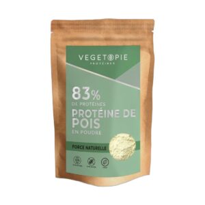 Proteine de Pois bio Vegetopie 500g isolat vegan Paris Herba Barona