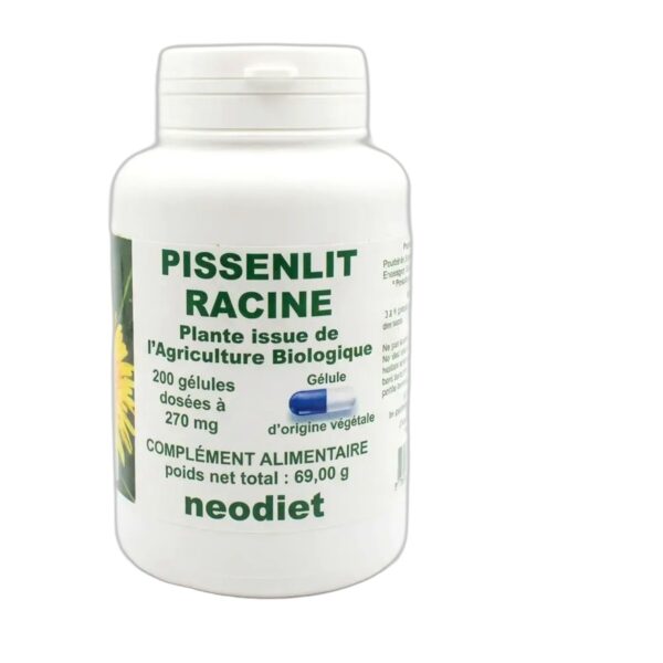Racine Pissenlit Bio 200 gelules Neodiet Paris Herba Barona