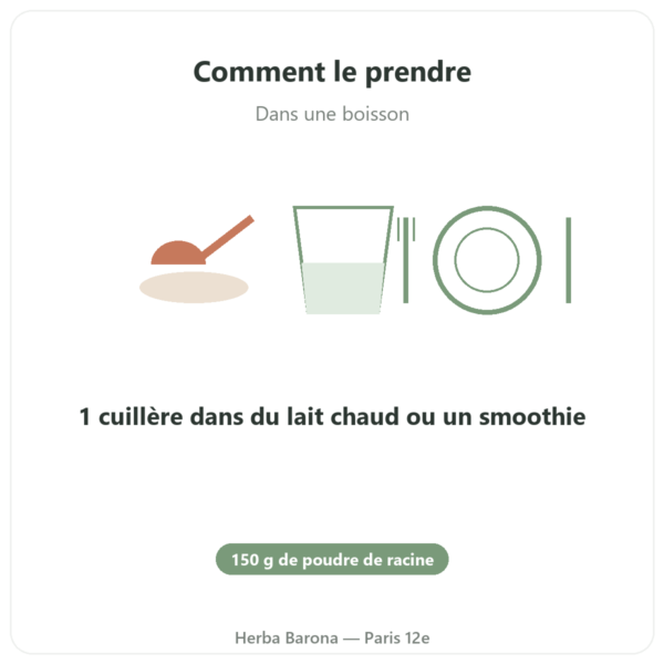 Shatavari poudre – Ayur-vana – 150 g mode emploi conseil de prise Paris Herba Barona