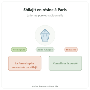 Shilajit i resinform