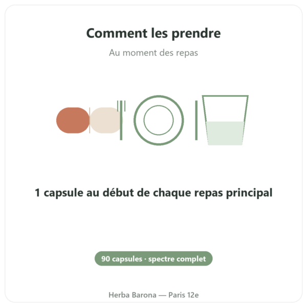 Super Enzymes Digestives – 90 Caps. – Now Foods mode emploi conseil de prise Paris Herba Barona