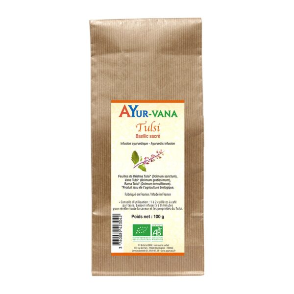 Tulsi bio vrac 100g Ayur-vana Paris Herba Barona