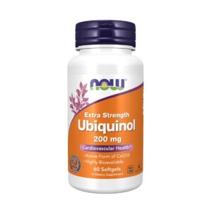 Ubiquinol Kaneka 200 mg Now Foods 60 softgels CoQ10 Paris Herba Barona