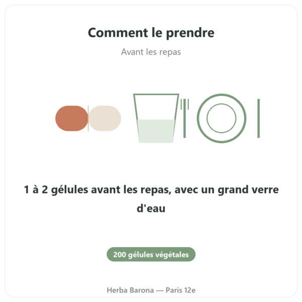 Vinaigre de Cidre – Be-Life – 200 gélules mode emploi conseil de prise Paris Herba Barona