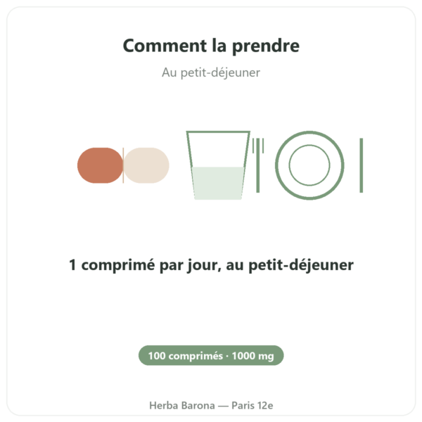 Vitamine C 1000mg Solaray action prolongée – 100 comp mode emploi conseil de prise Paris Herba Barona
