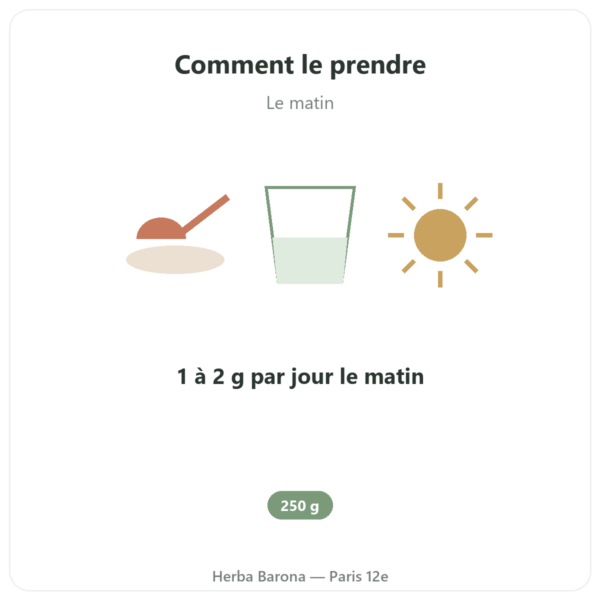 Vitamine C pure poudre hydrosoluble – Quali®-C – 250g – Dynveo mode emploi conseil de prise Paris Herba Barona