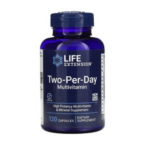 Two-Per-Day Multivitamines – Life Extension – 120 gélules Paris Herba Barona