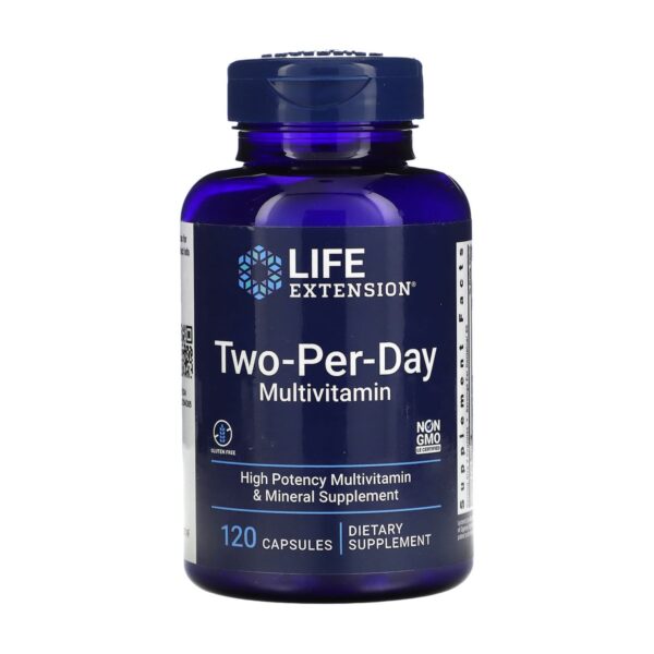 Two-Per-Day Multivitamines – Life Extension – 120 gélules Paris Herba Barona