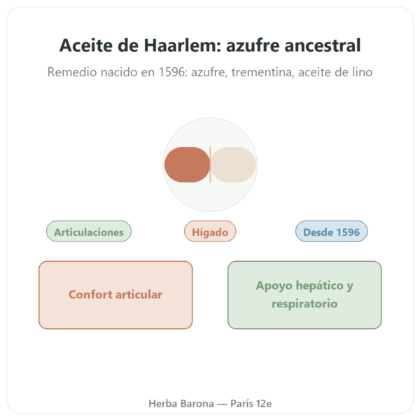 Aceite de Haarlem Original – Be-Life – 60 Cápsulas presentación Paris Herba Barona