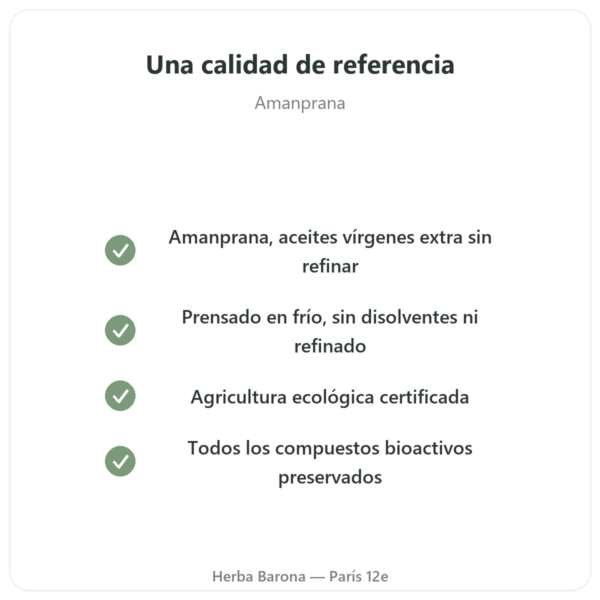 Aceite MCT Bio Amanprana – 500 ml – C8 y C10 calidad Paris Herba Barona