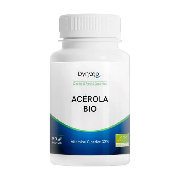 Acerola Bio Dynveo 500mg 60 gelules vitamine C naturelle Paris 12e Herba Barona
