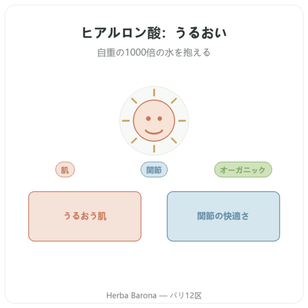 Dynveo 有機ヒアルロン酸 60カプセル presentation Paris Herba Barona