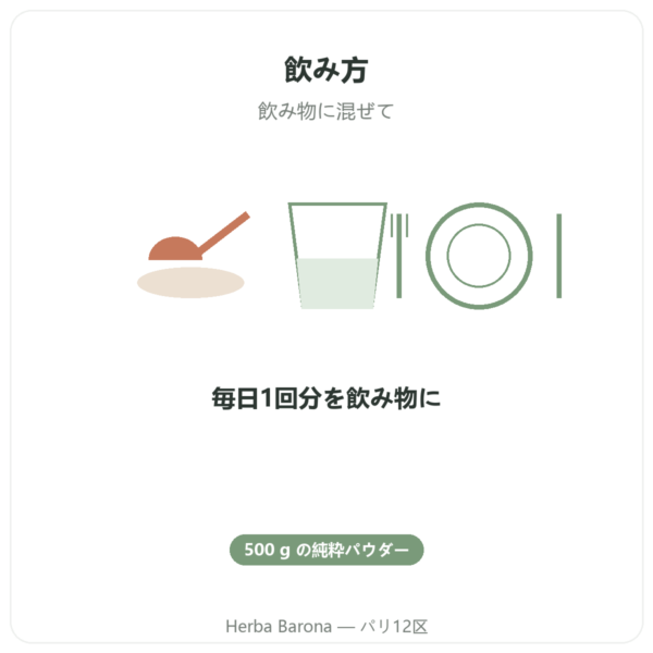 リンゴ酸パウダー 500 g Nature et Partage directions and dosage Paris Herba Barona